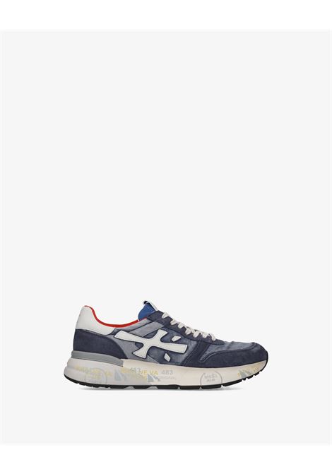 Sneakers Premiata Mick 8006 in pelle e nylon blu PREMIATA | Scarpe | MICK VAR8006